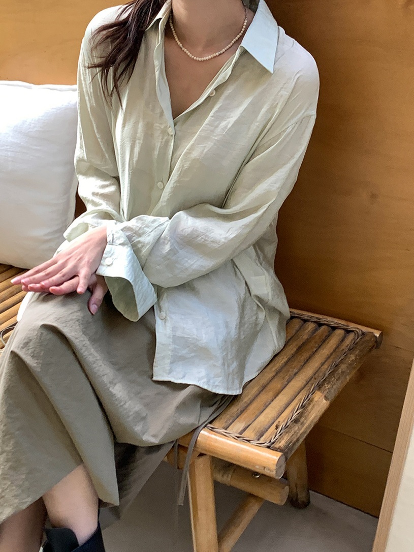 ルーズシアーシャツ | 詳細画像11