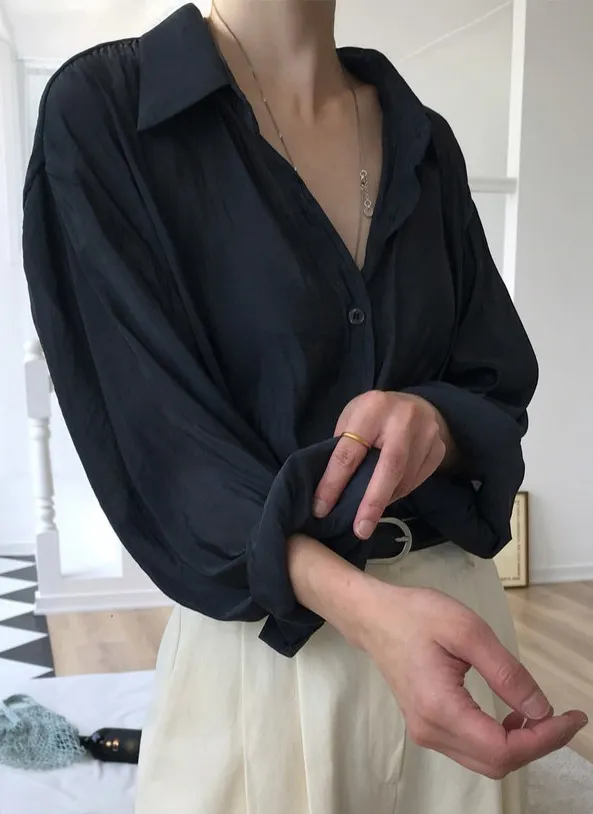 ルーズシアーシャツ | 詳細画像1