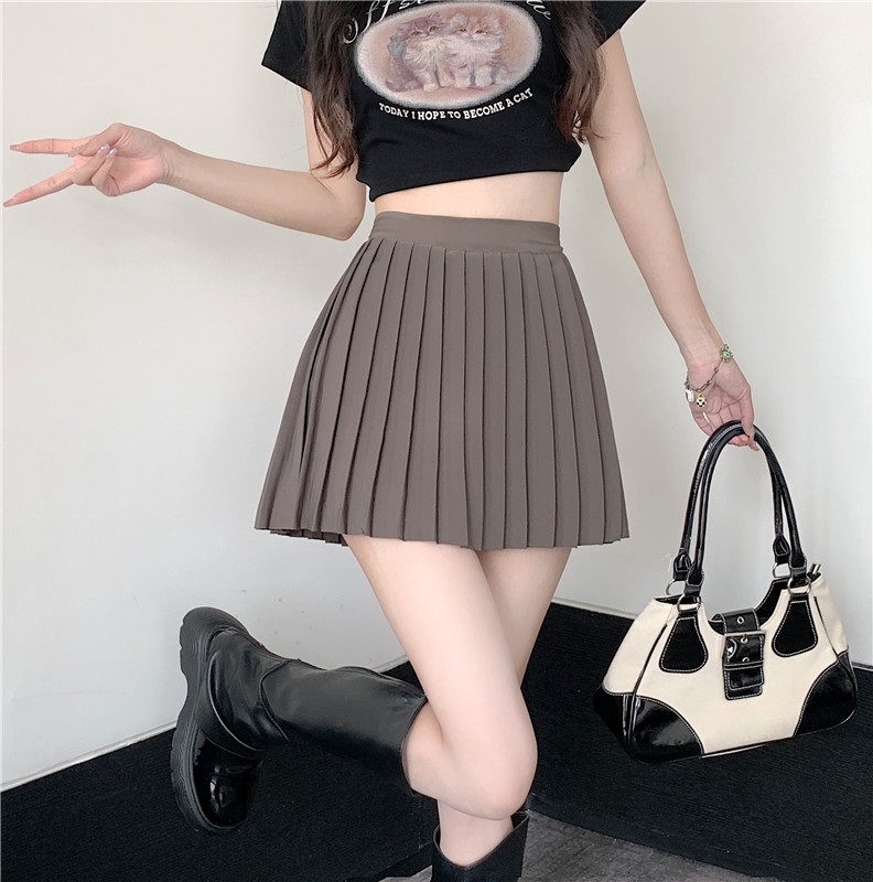 バックゴムプリーツミニスカート | 詳細画像12