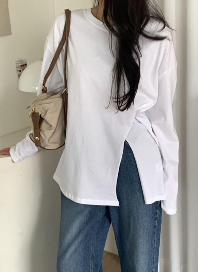 スリットルーズ長袖Tシャツ | 詳細画像8