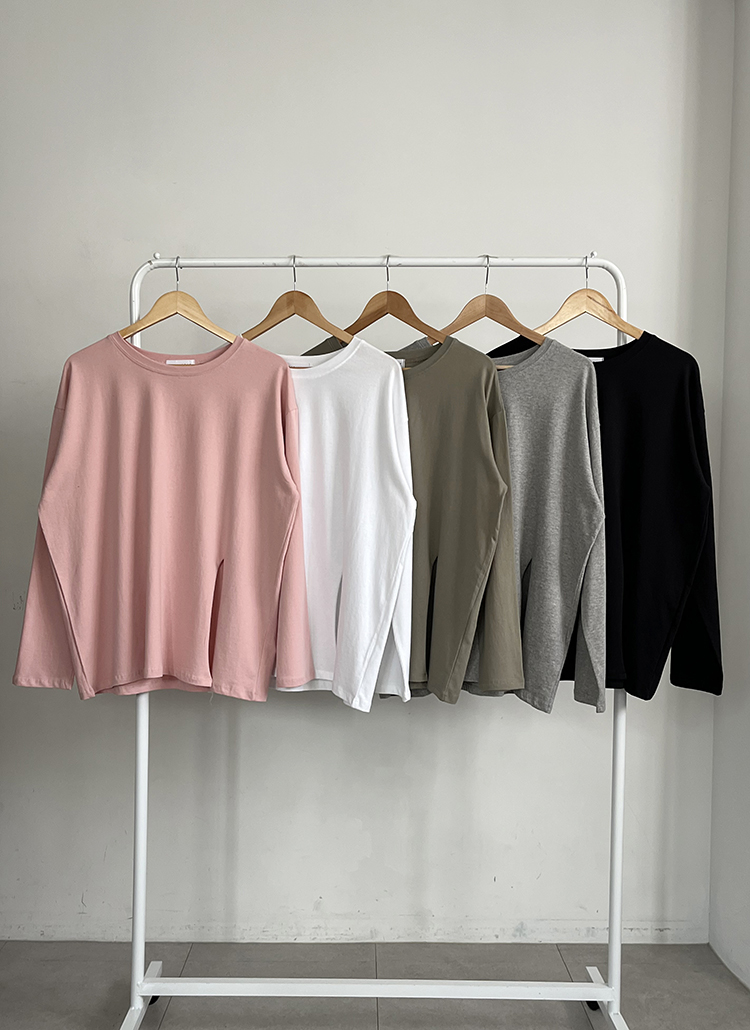 スリットルーズ長袖Tシャツ | 詳細画像15