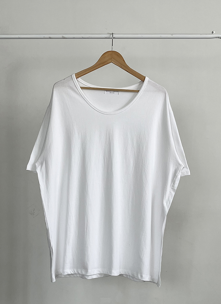 UネックスリットボクシーTシャツ | 詳細画像17
