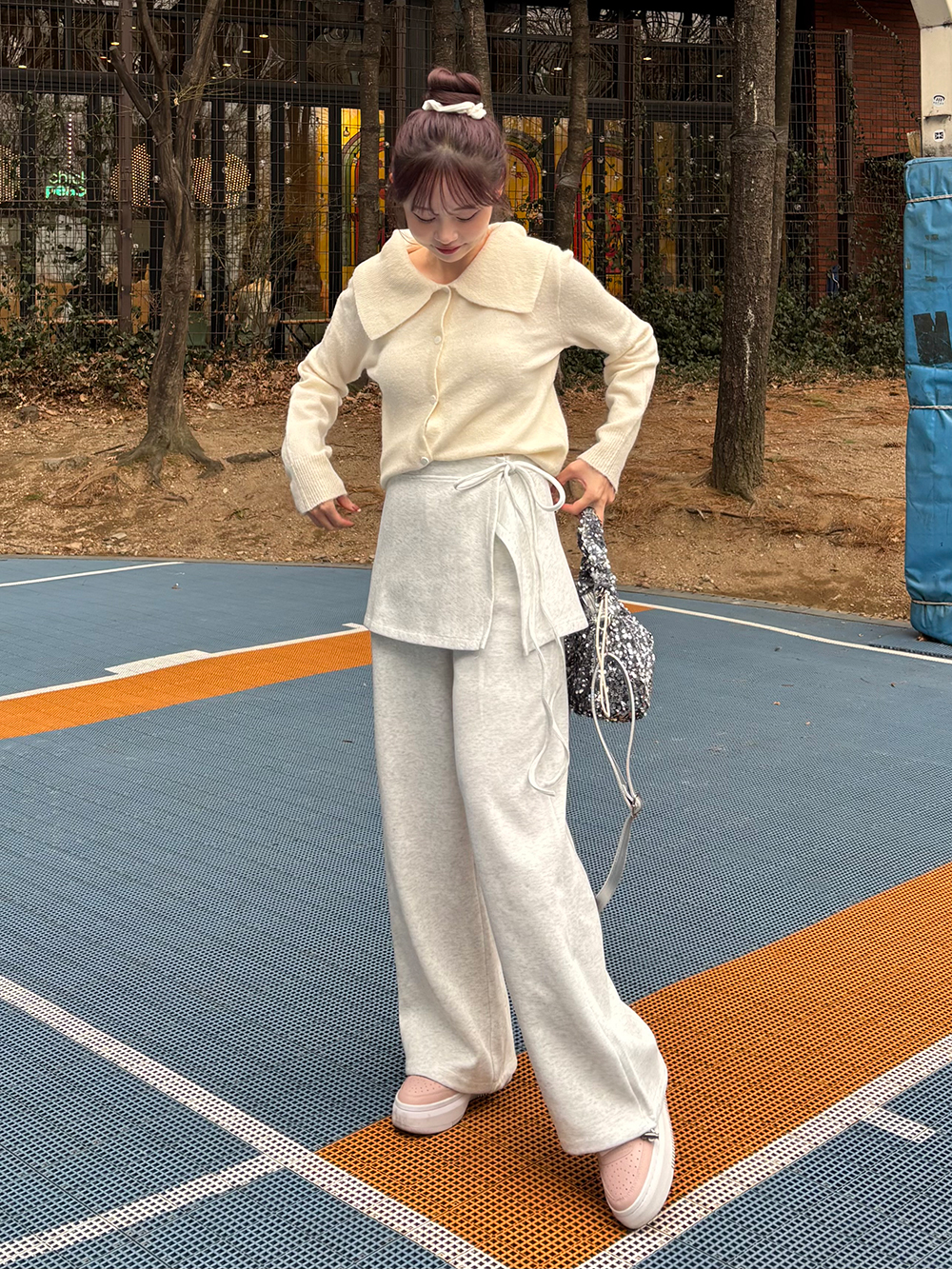 ラップスカート付2WAYスウェットパンツ | 詳細画像2