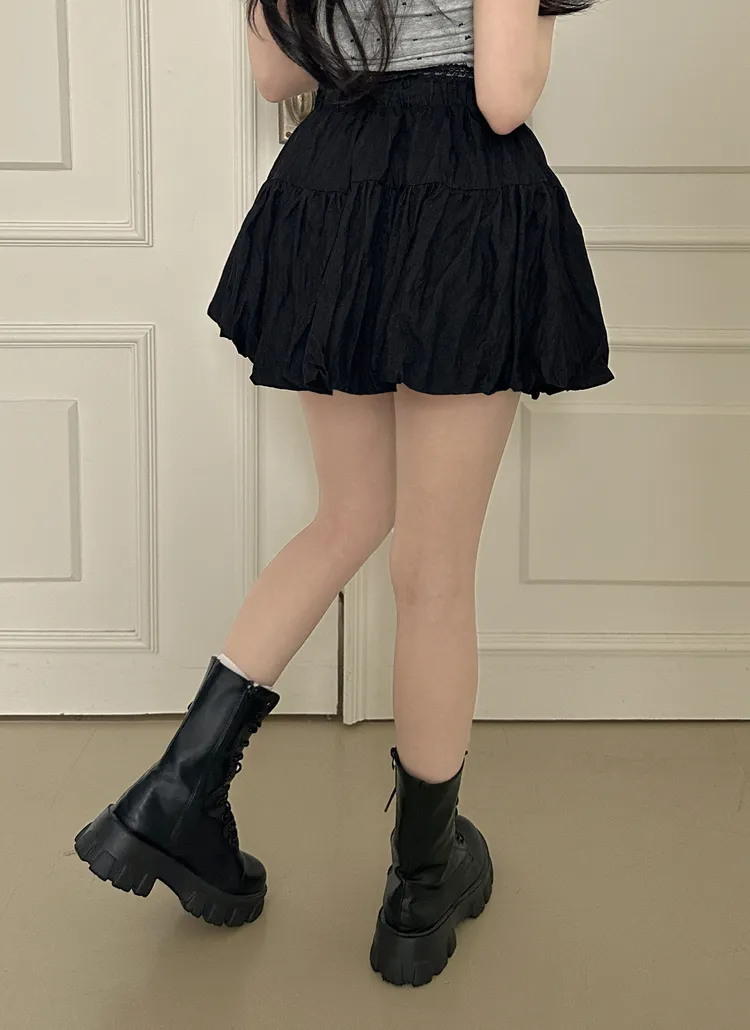 ドロストバルーンミニスカートパンツ | creamsugar | 詳細画像6
