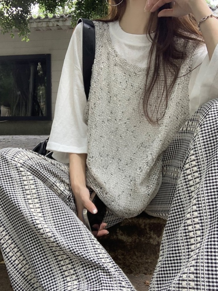 ウエストゴムチェックワイドパンツ | 詳細画像2