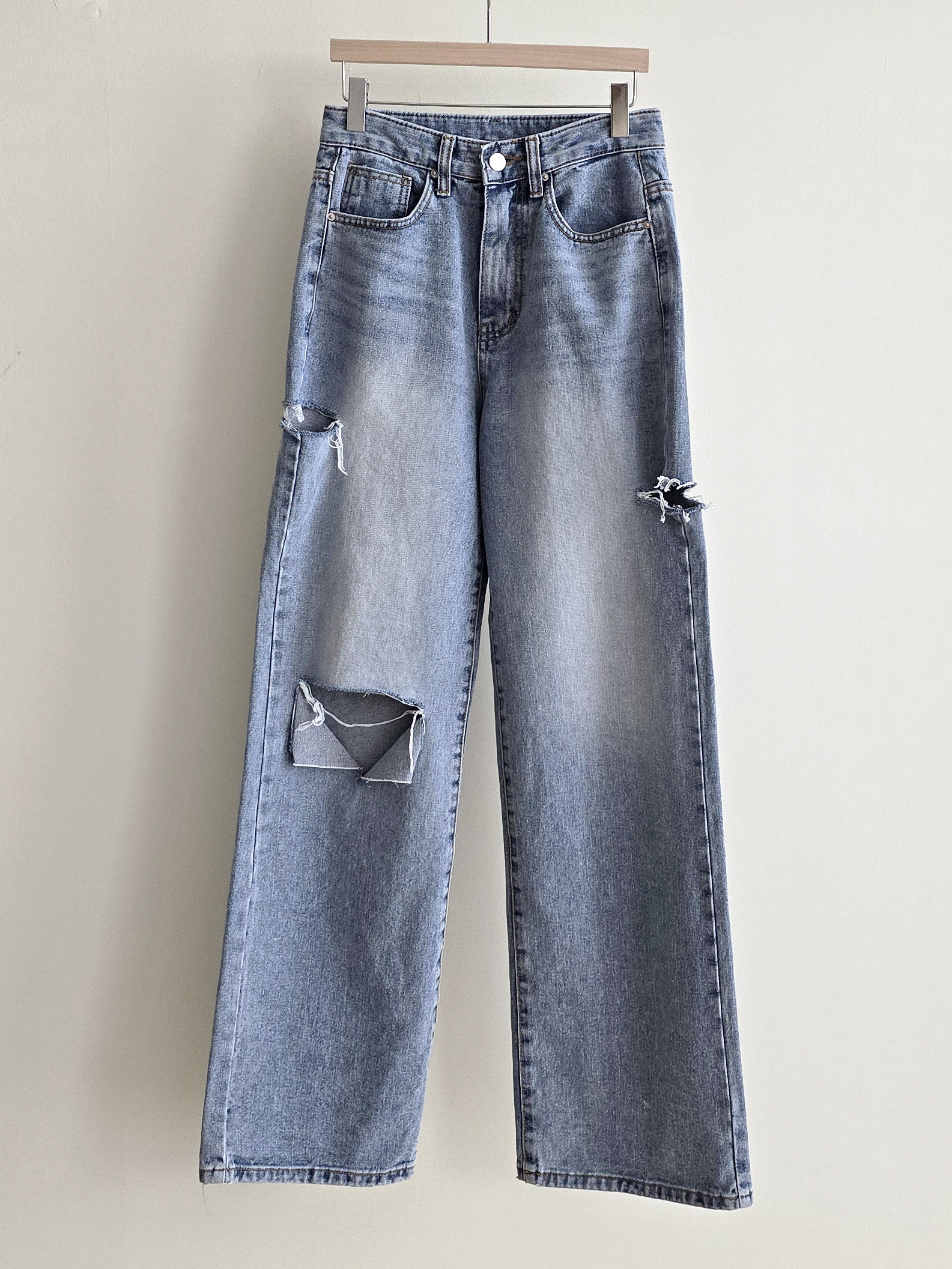 ダメージカットワイドデニムパンツ | 詳細画像14