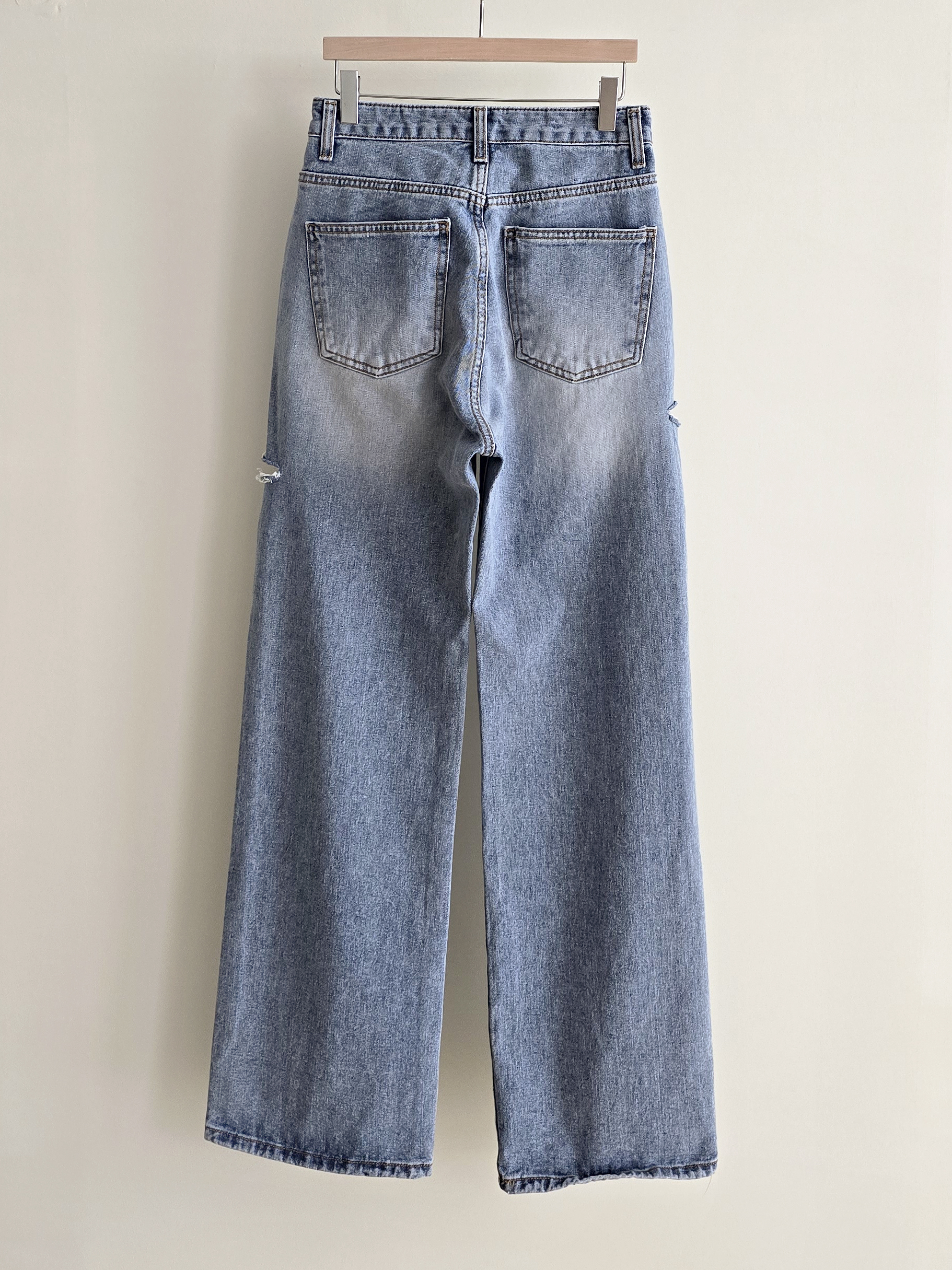 ダメージカットワイドデニムパンツ | 詳細画像16