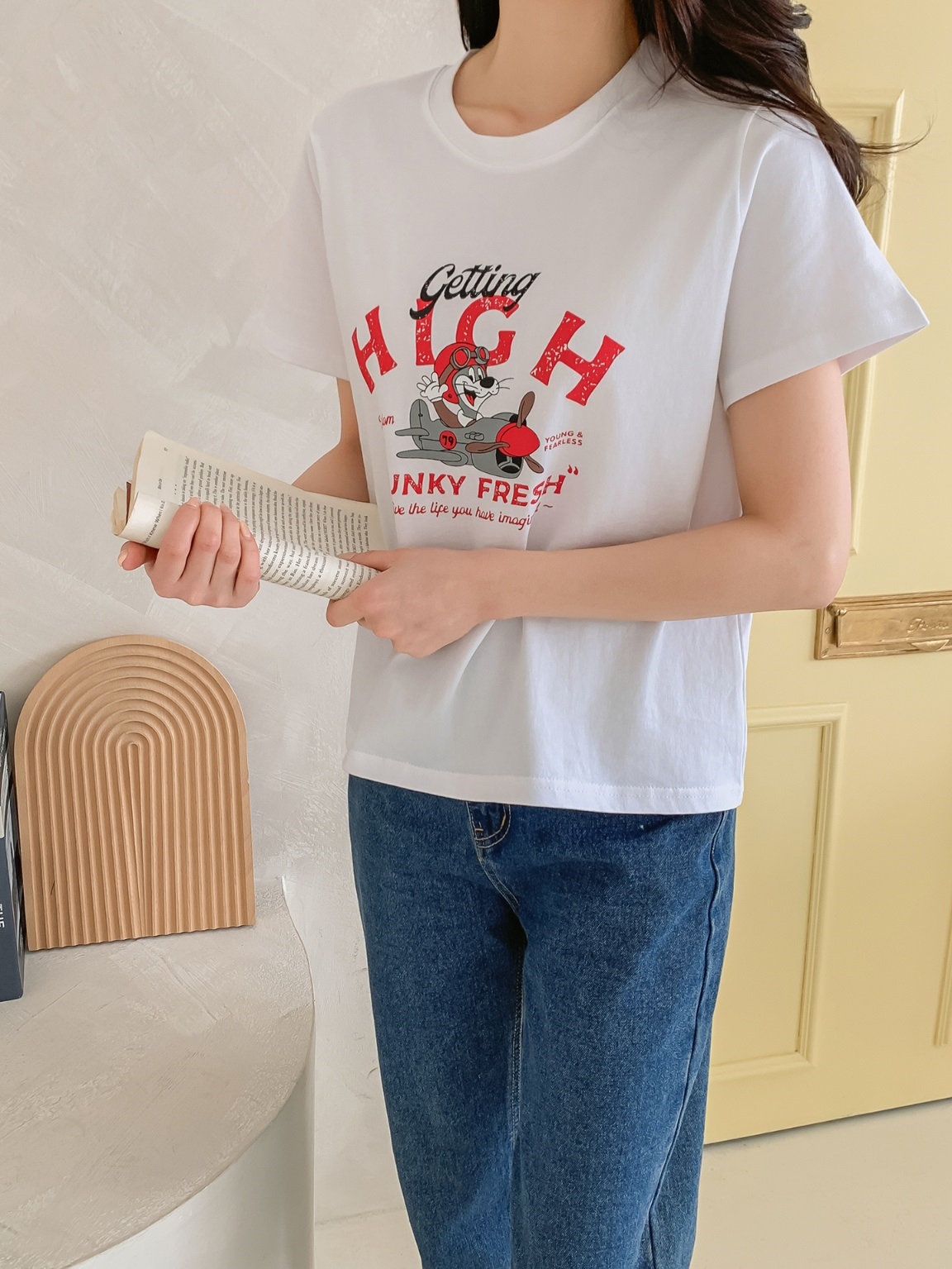 HIGHプリント半袖Tシャツ | 詳細画像7