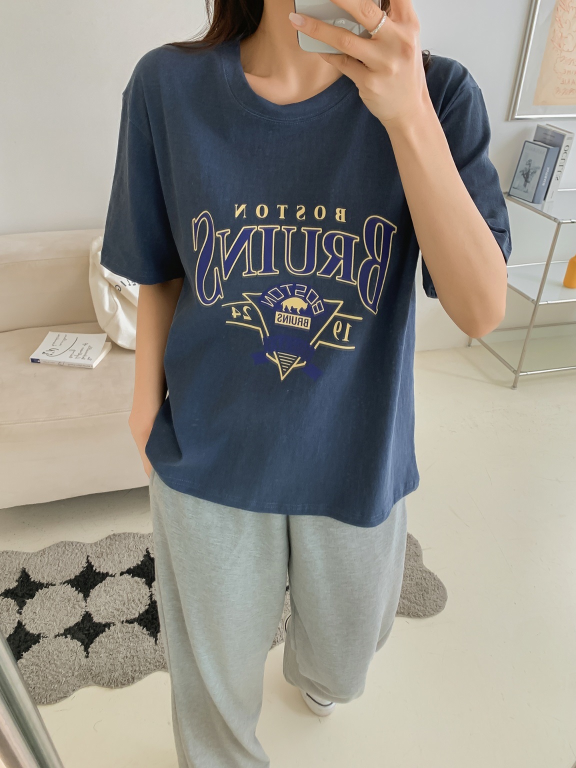 BOSTONプリント半袖Tシャツ | 詳細画像3