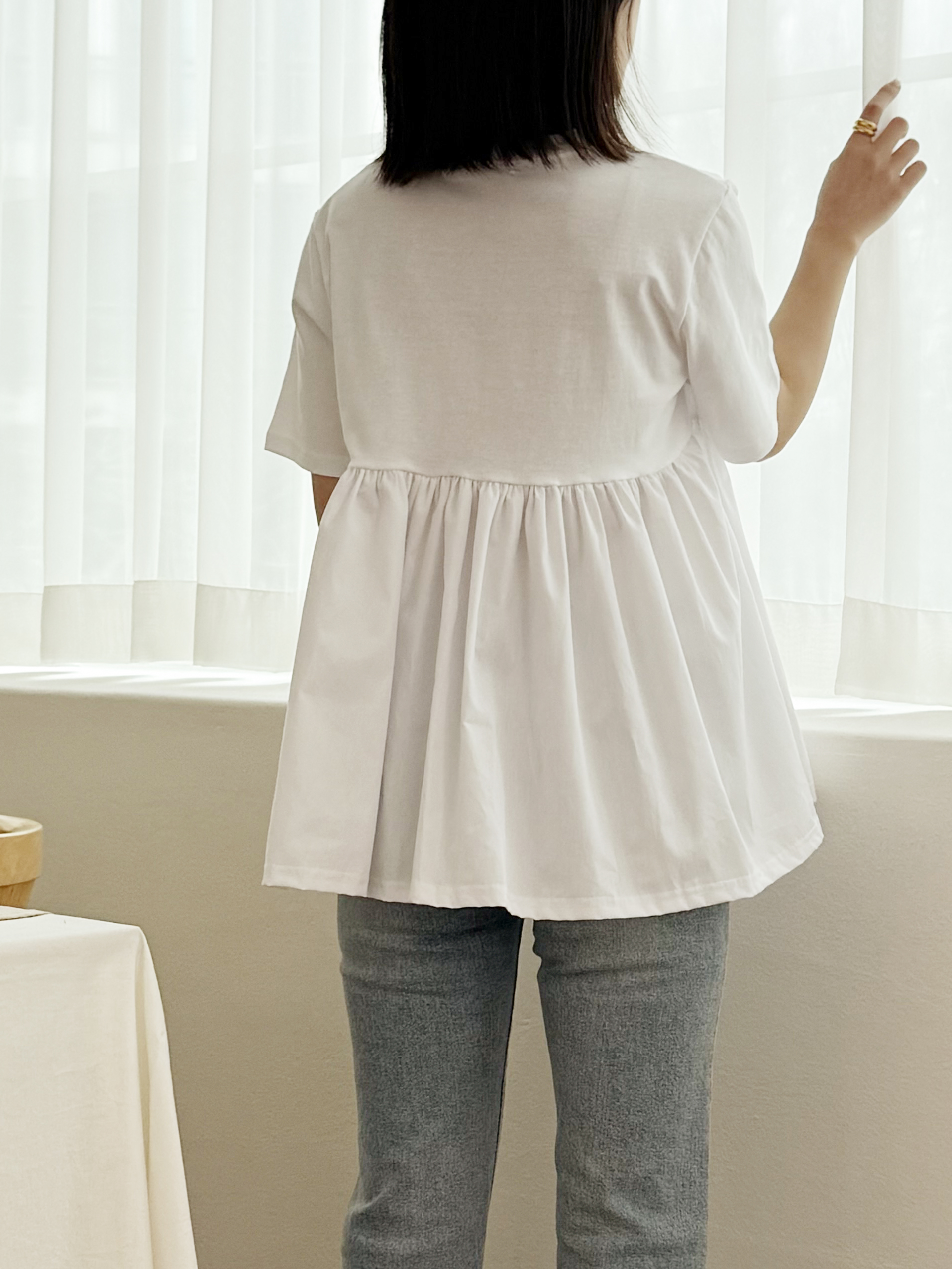フレアドッキング半袖Tシャツ | 詳細画像3