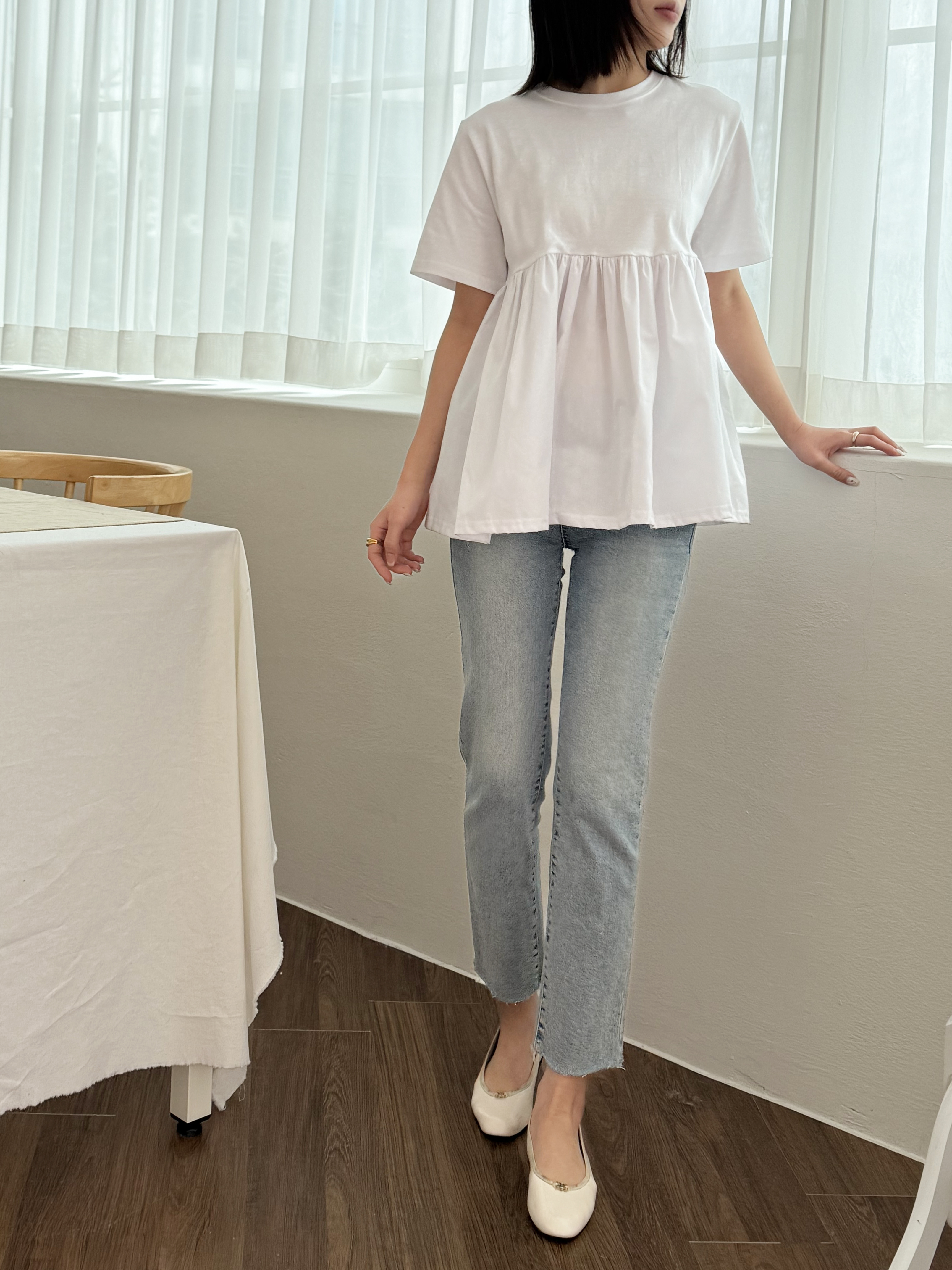 フレアドッキング半袖Tシャツ | 詳細画像4