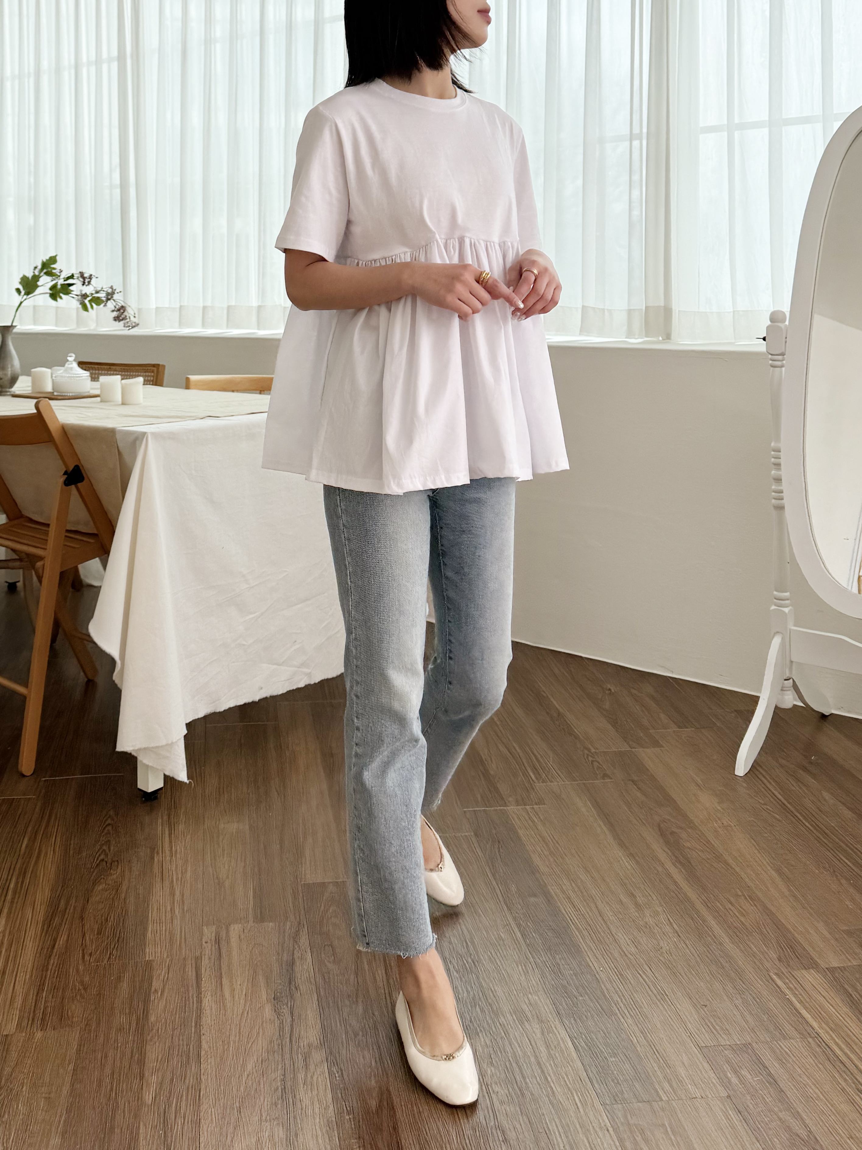 フレアドッキング半袖Tシャツ | 詳細画像6