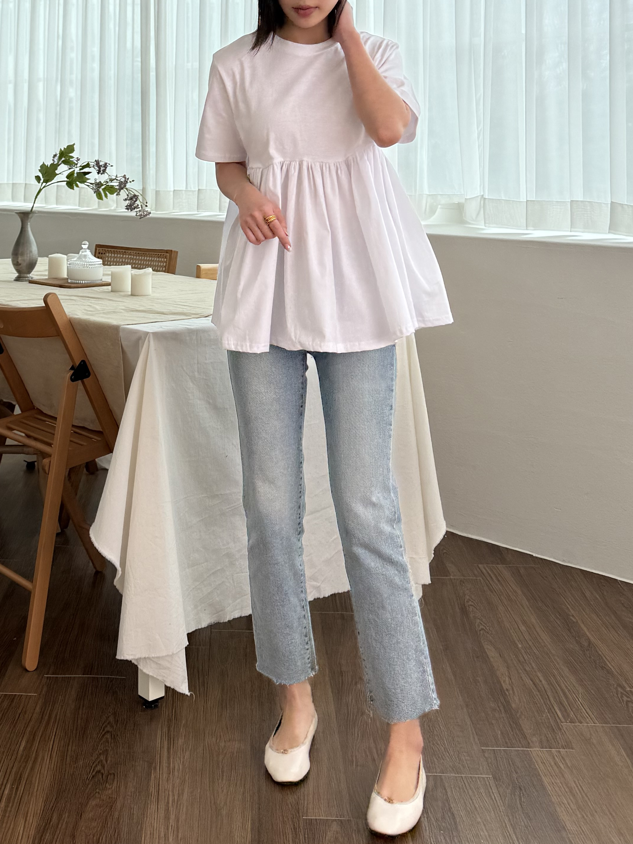 フレアドッキング半袖Tシャツ | 詳細画像7