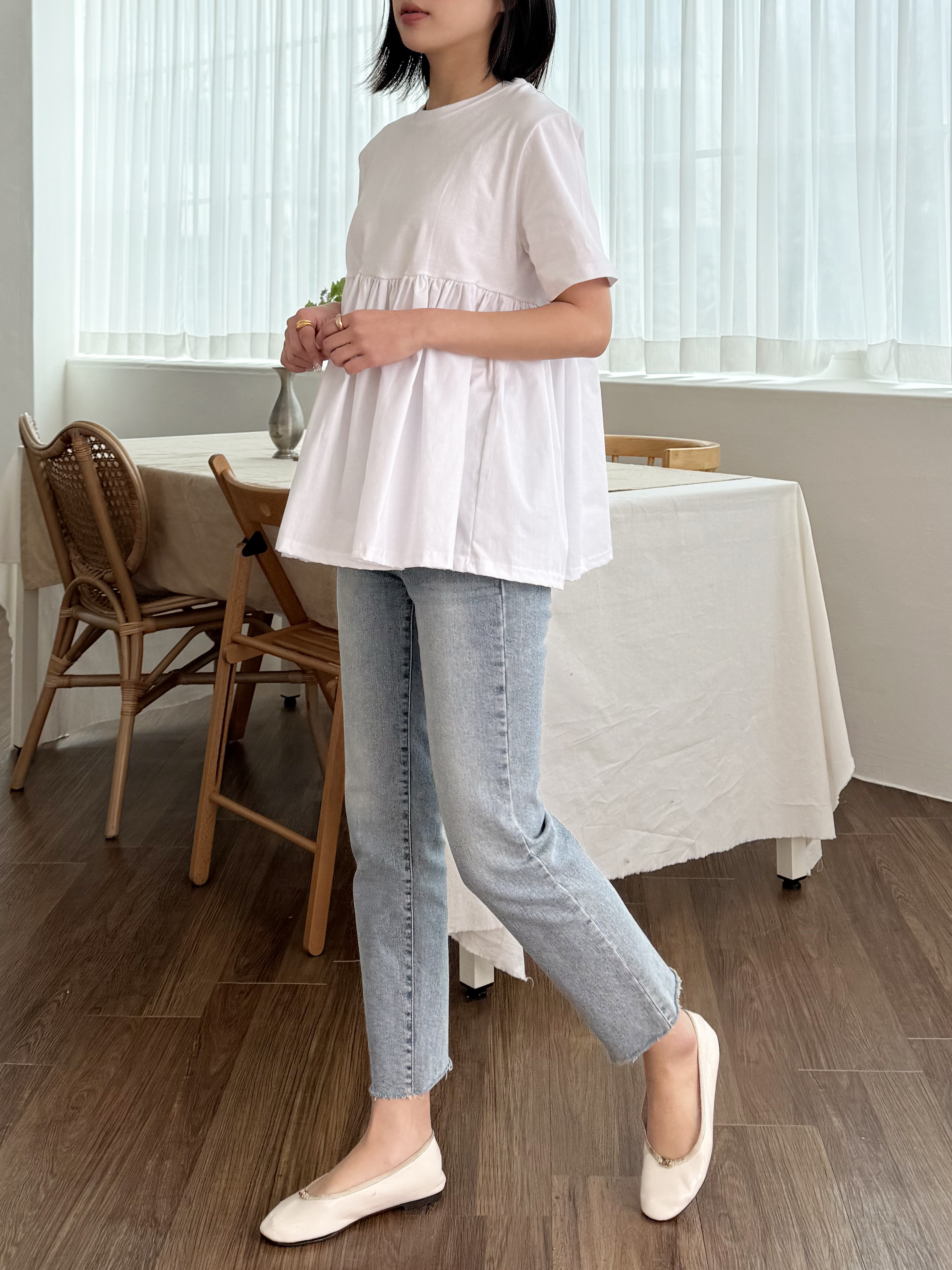 フレアドッキング半袖Tシャツ | 詳細画像8