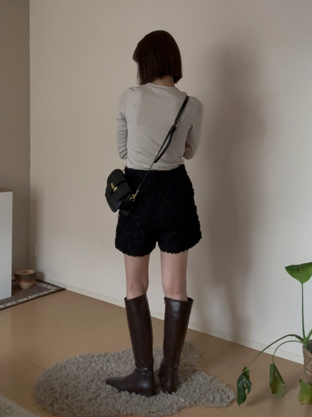 スリムチャンキーヒールロングブーツ | 詳細画像3