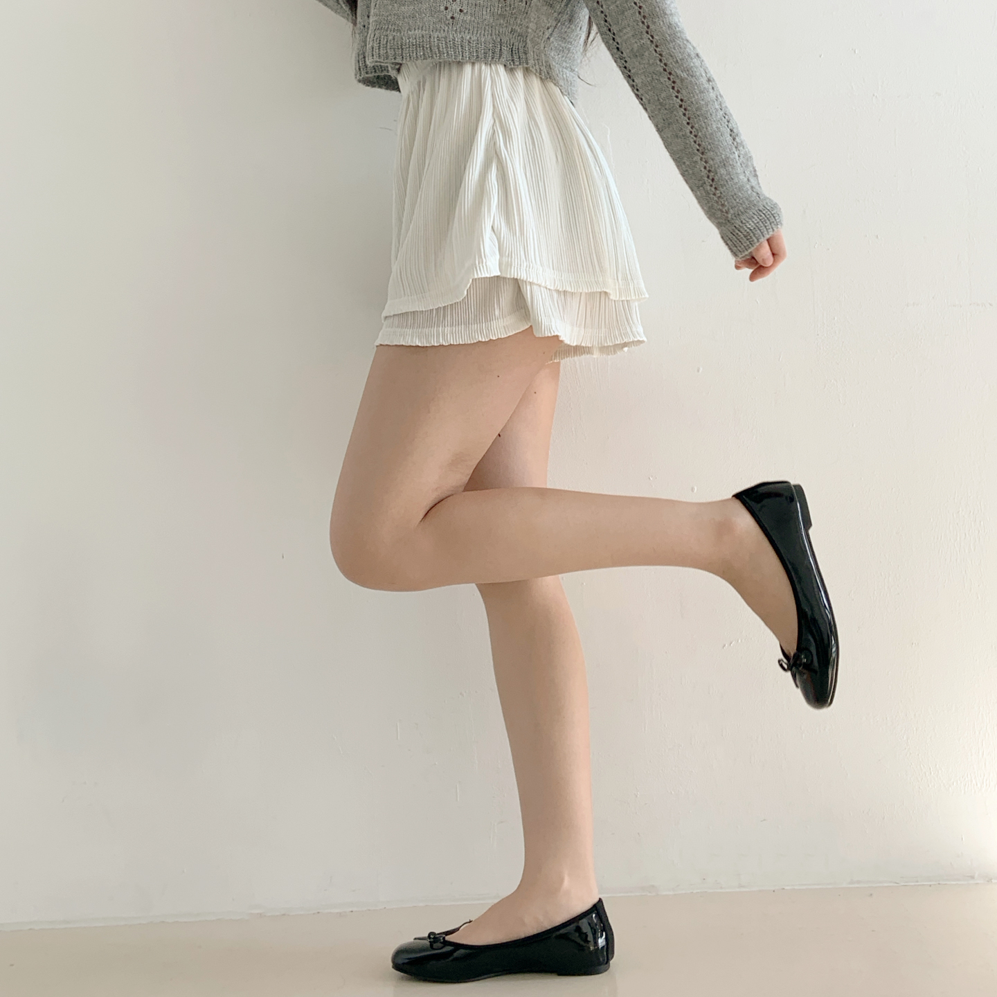 ウエストゴムプリーツスカートパンツ | 詳細画像13