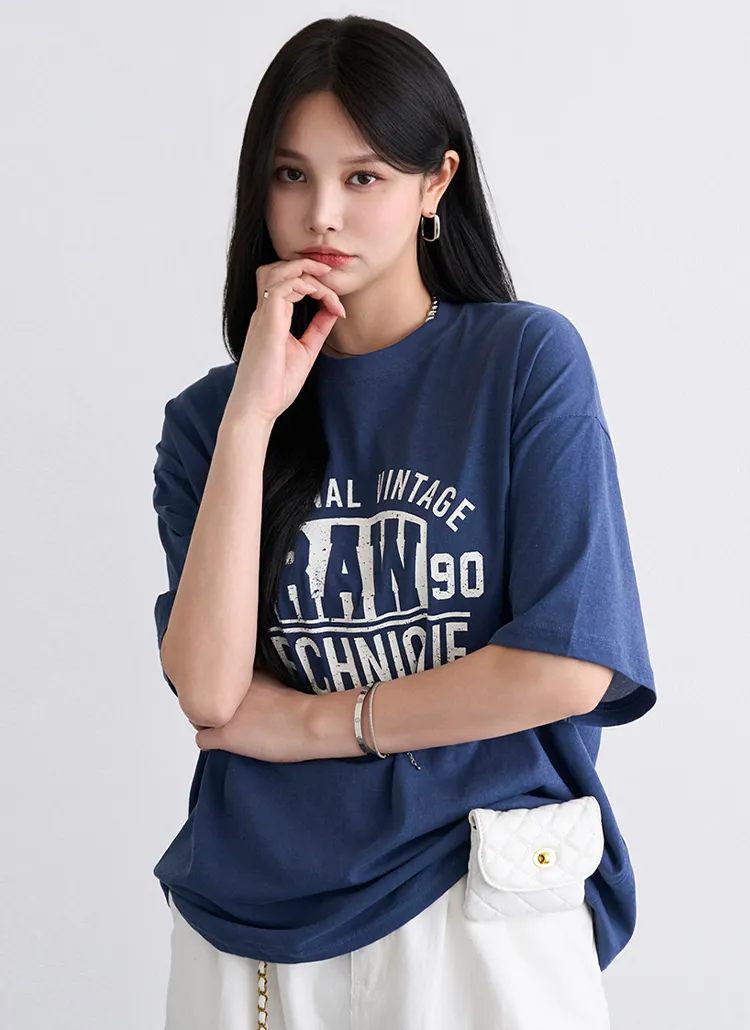 RAWピグメントルーズ半袖Tシャツ | pippin | 詳細画像1
