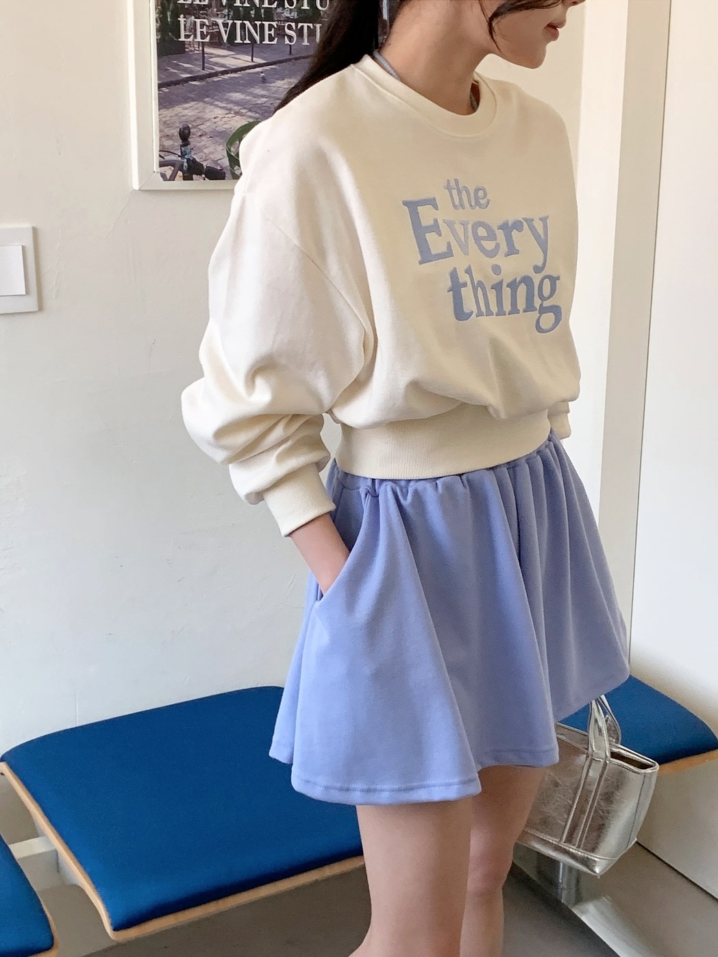 Everythingスウェット&フレアショートパンツSET | 詳細画像2