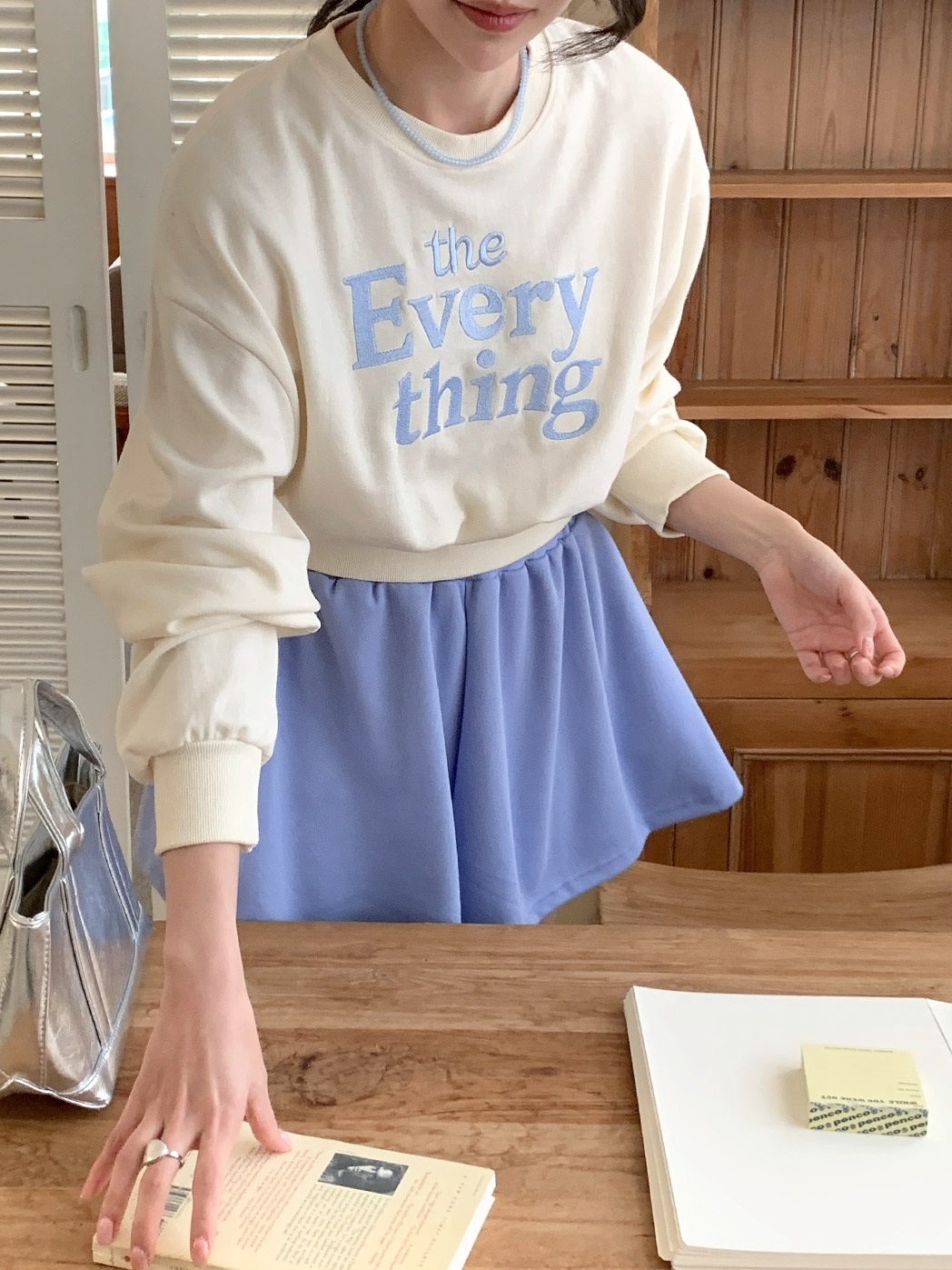 Everythingスウェット&フレアショートパンツSET | 詳細画像3