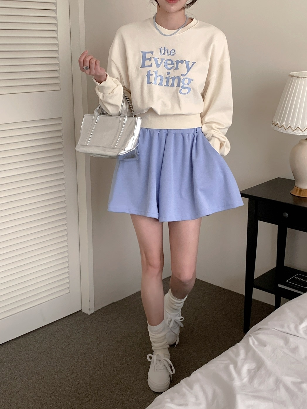 Everythingスウェット&フレアショートパンツSET | 詳細画像16