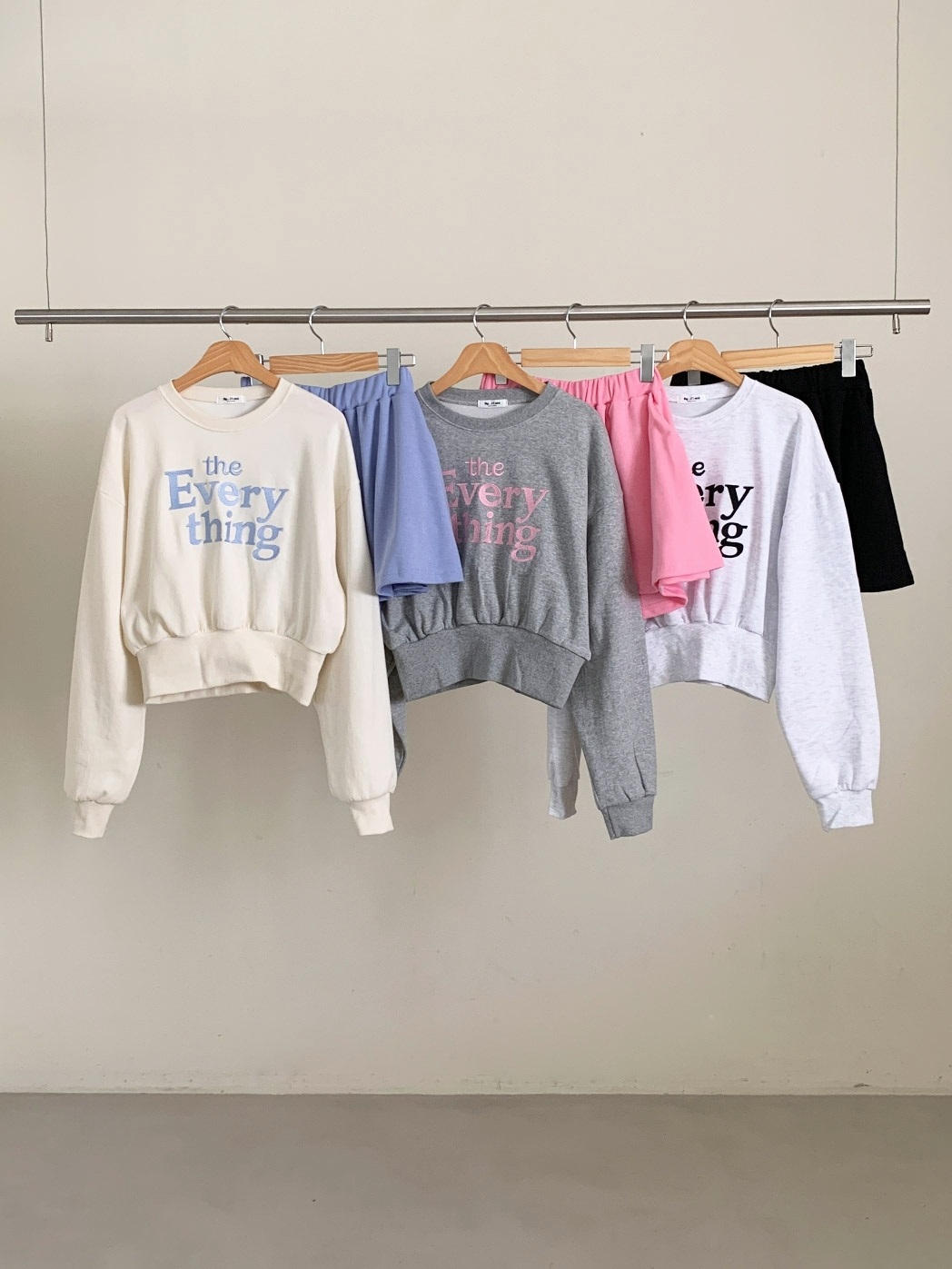Everythingスウェット&フレアショートパンツSET | 詳細画像17