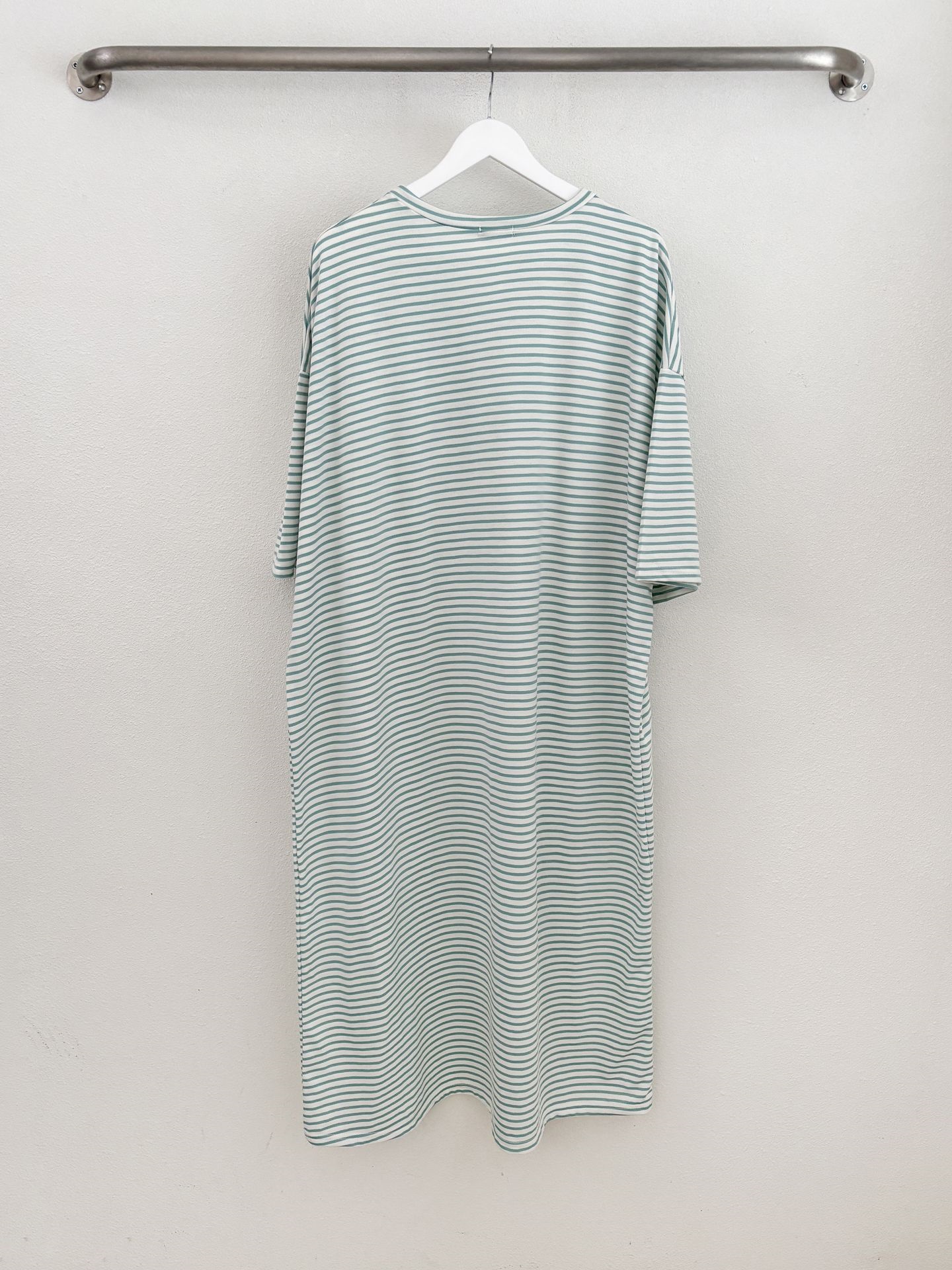 ボーダーボクシーTシャツロングワンピース | 詳細画像20
