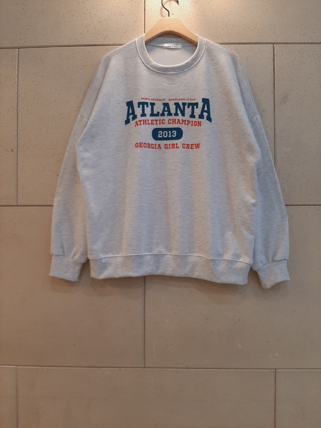 ATLANTA配色レタリングスウェット | 詳細画像8