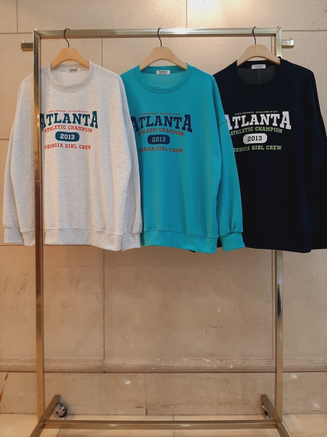 ATLANTA配色レタリングスウェット | 詳細画像7