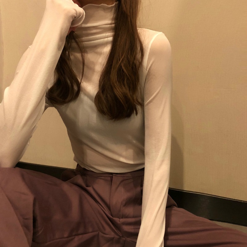 メロウハイネックシースルーTシャツ | 詳細画像12
