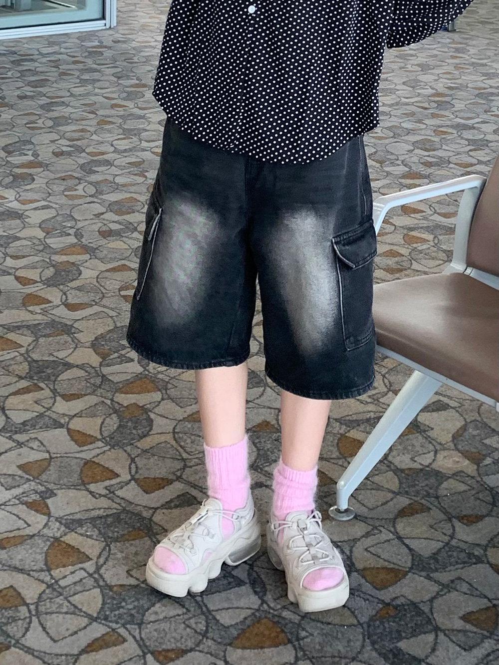 ウォッシングカーゴハーフデニムパンツ | 詳細画像4