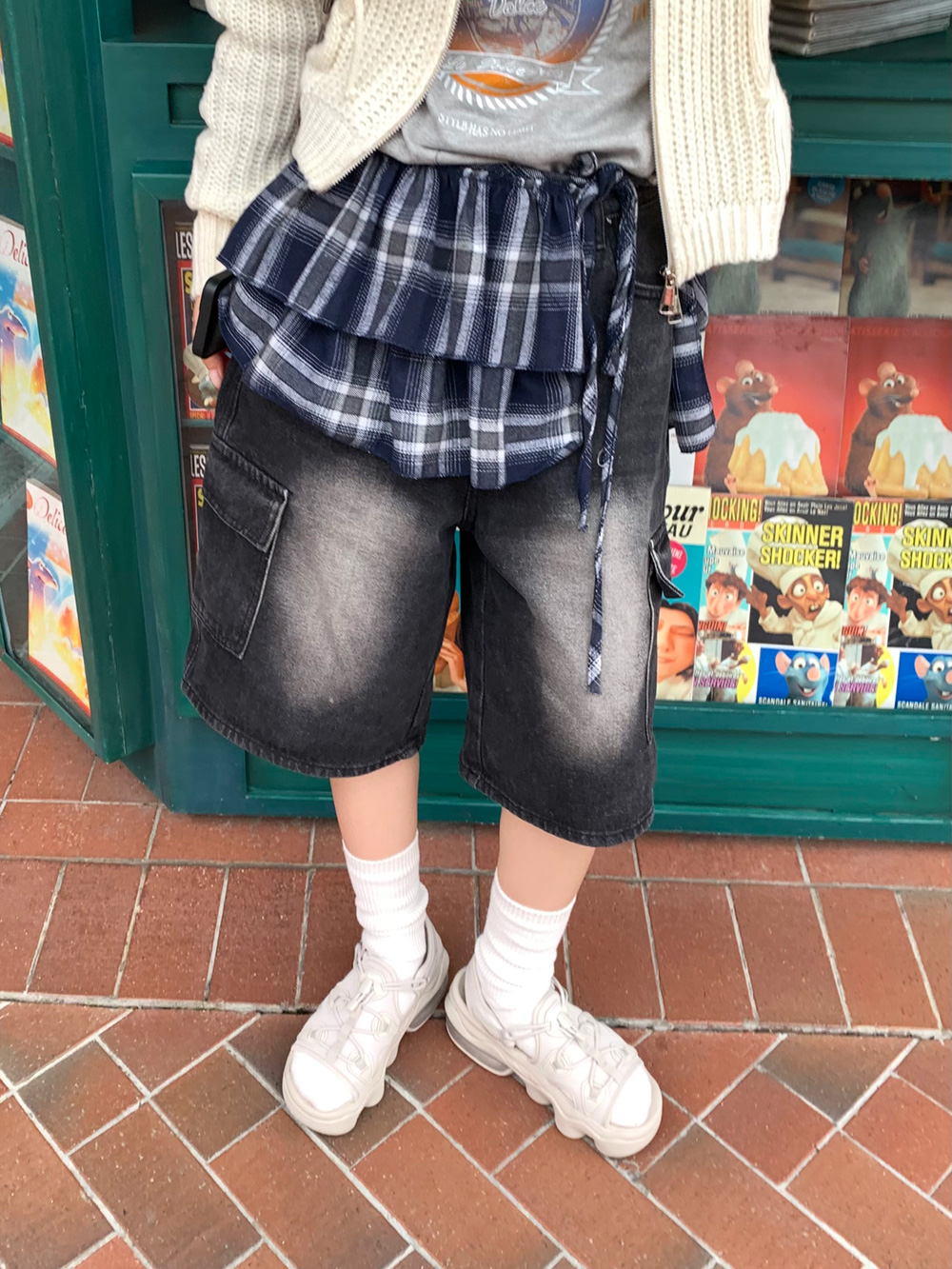 ウォッシングカーゴハーフデニムパンツ | 詳細画像9