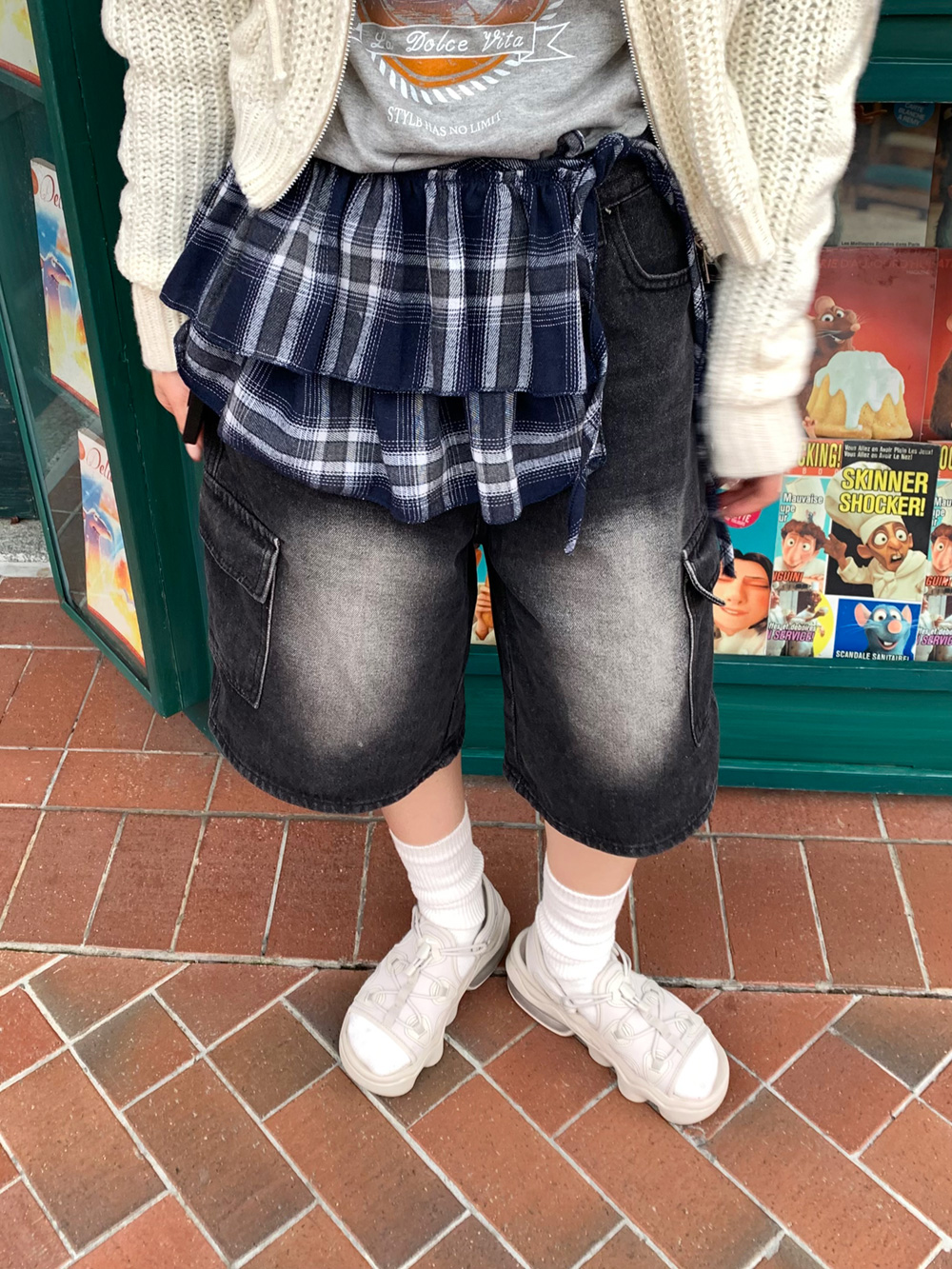 ウォッシングカーゴハーフデニムパンツ | 詳細画像14