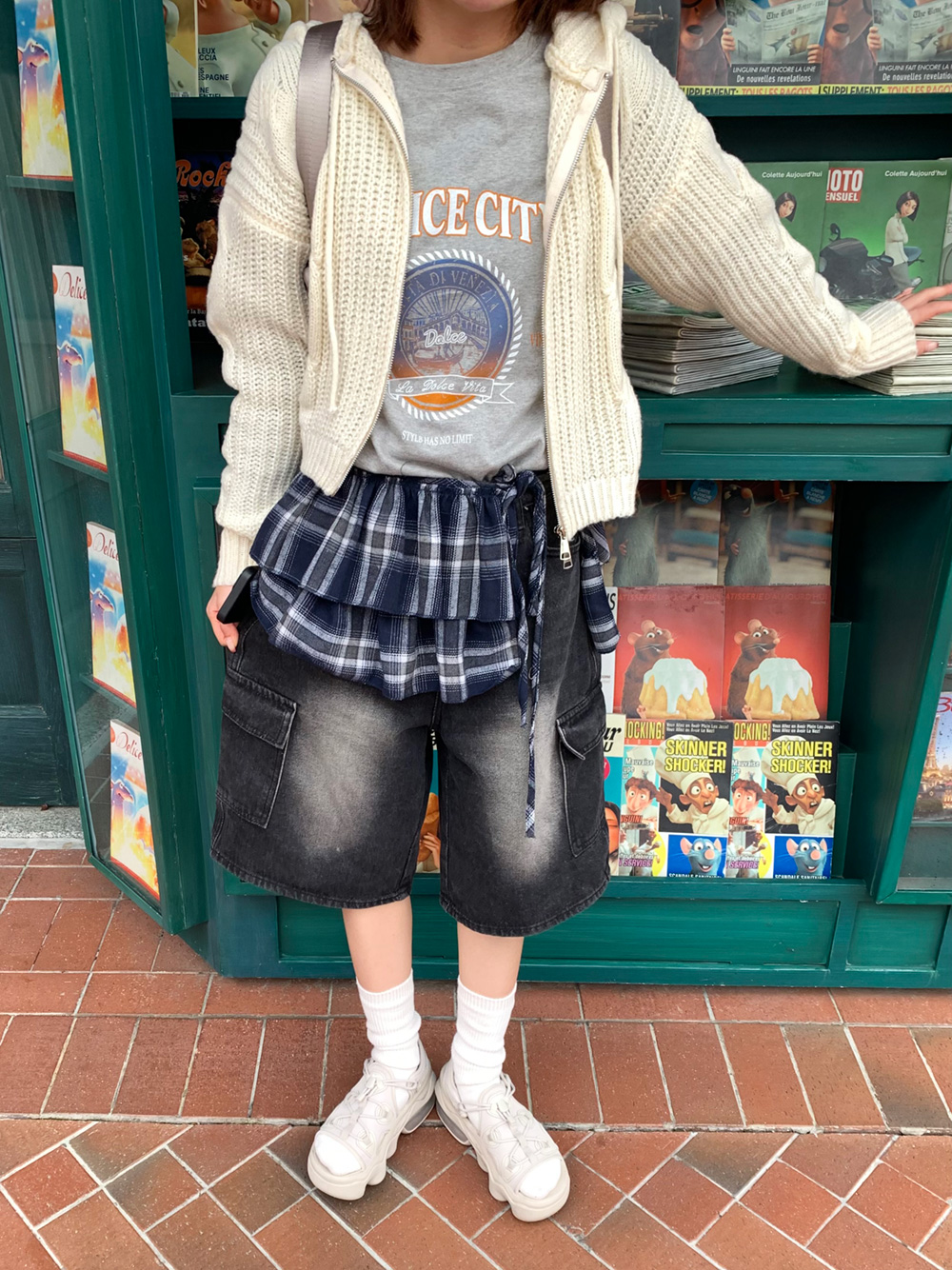 ウォッシングカーゴハーフデニムパンツ | 詳細画像15