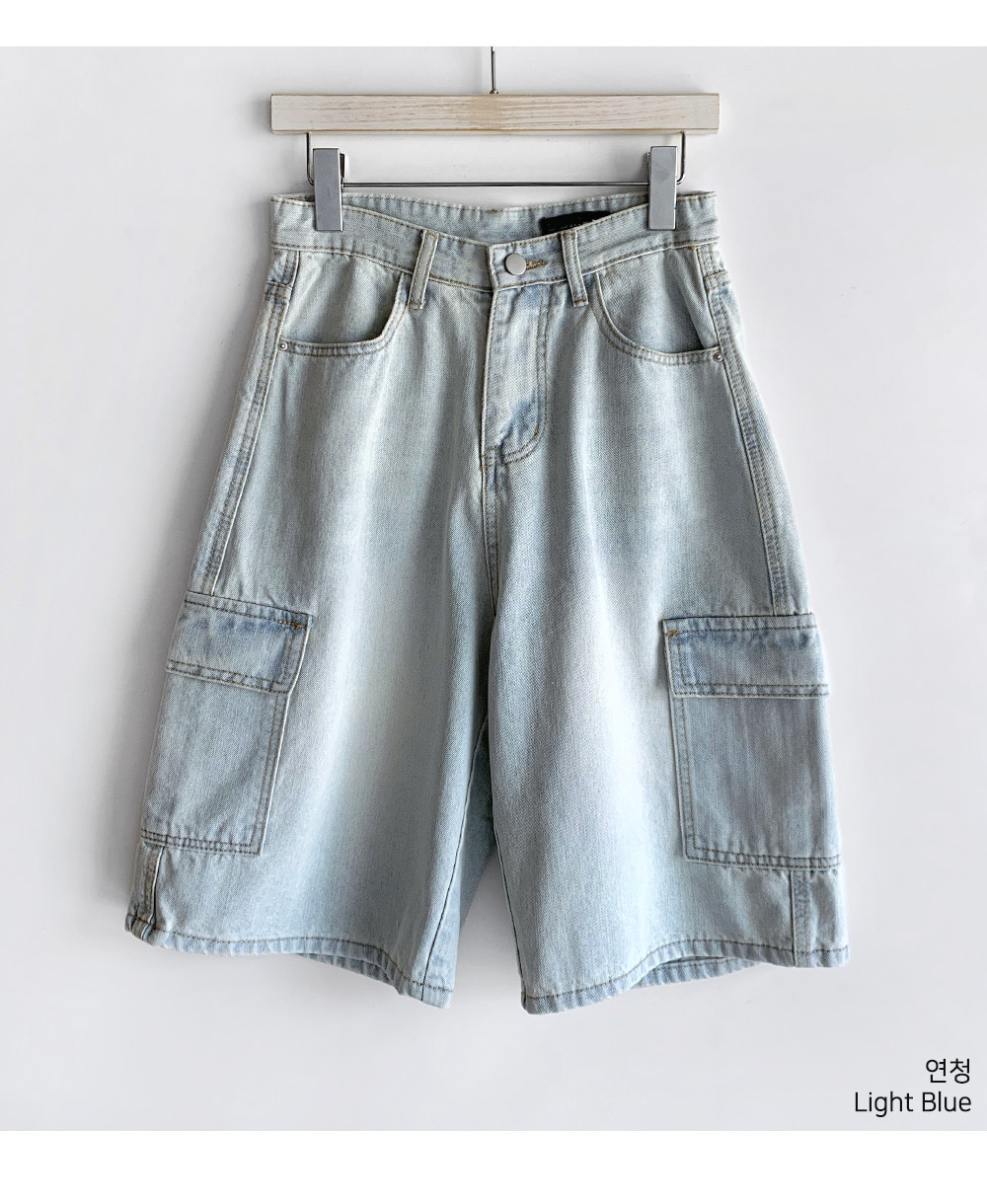 ウォッシングカーゴハーフデニムパンツ | 詳細画像20