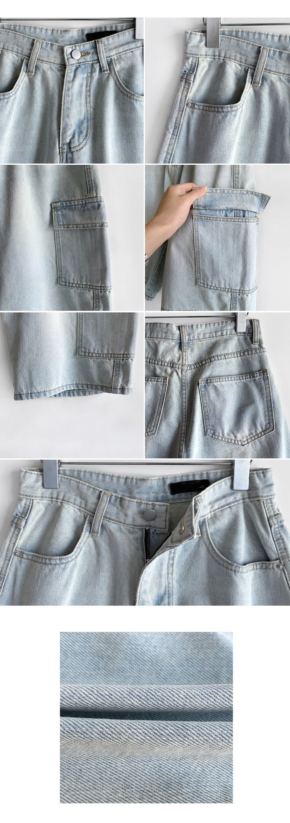 ウォッシングカーゴハーフデニムパンツ | 詳細画像21