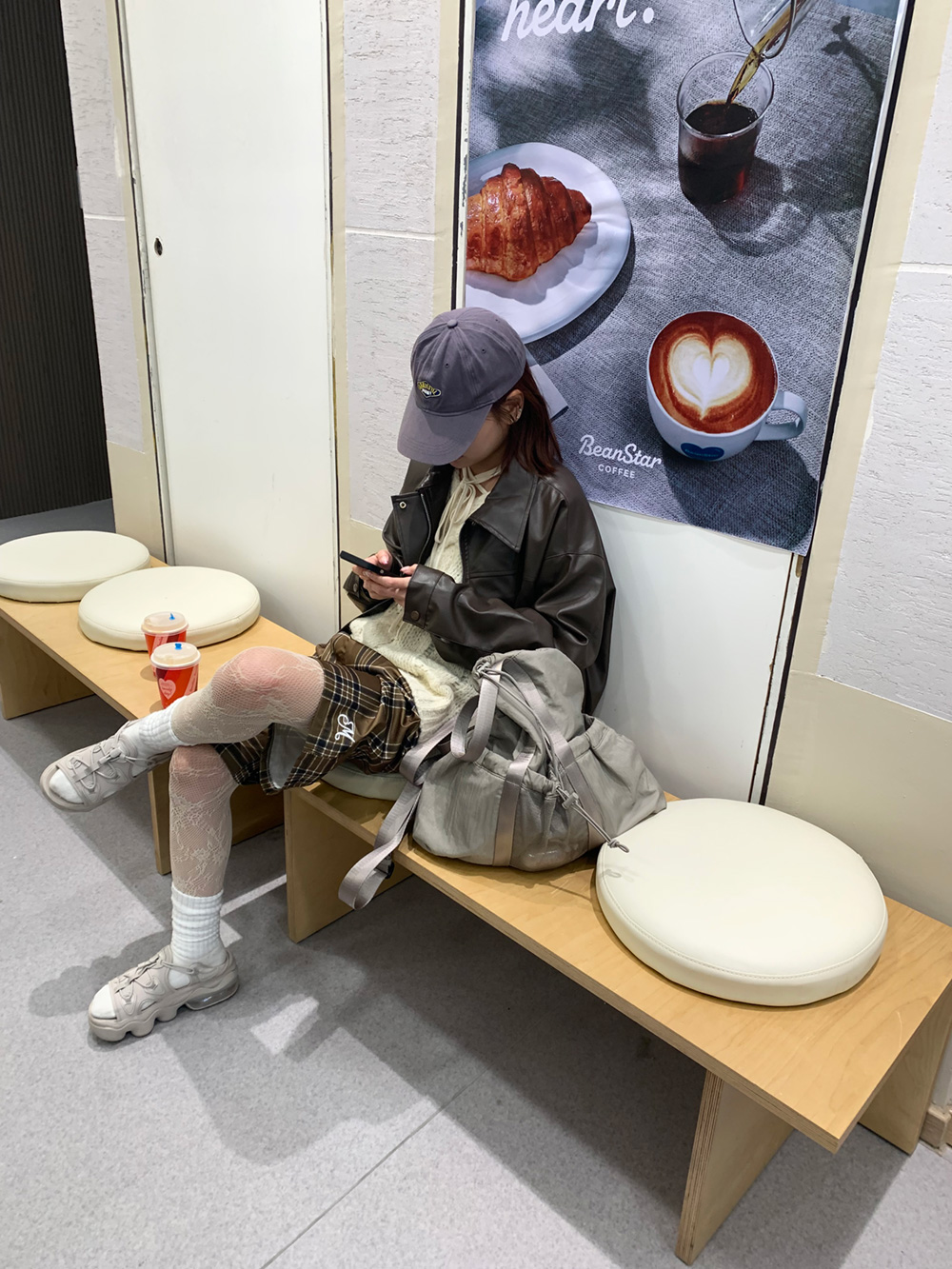 フェイクレザーカラーネックジャンパー | 詳細画像10