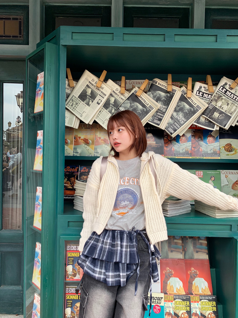 フードニットダブルジップカーディガン | 詳細画像3