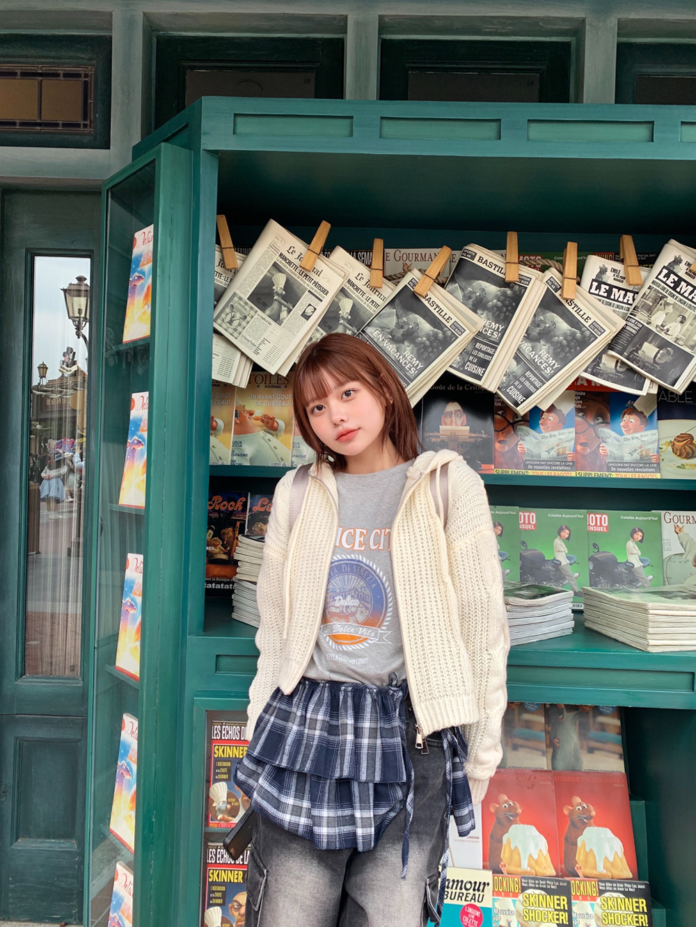 フードニットダブルジップカーディガン | 詳細画像5