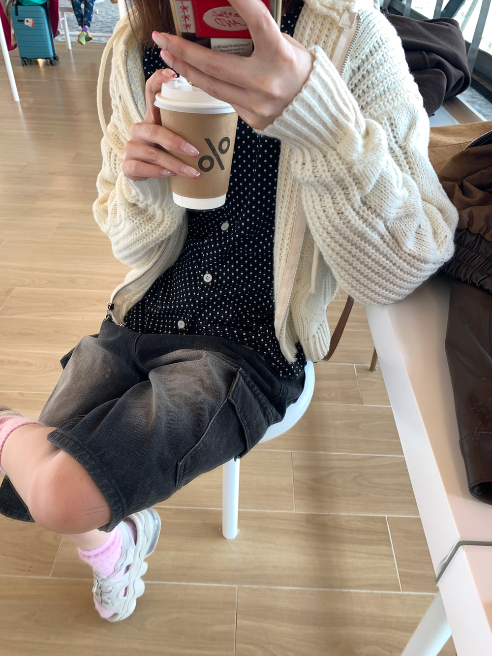 フードニットダブルジップカーディガン | 詳細画像12