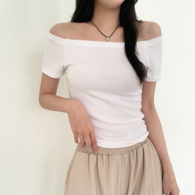 オフショル半袖Tシャツ | 詳細画像3