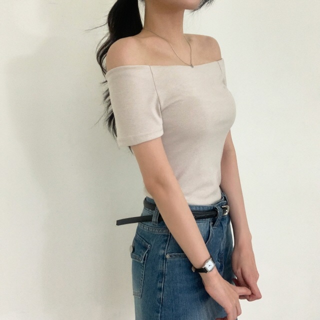 オフショル半袖Tシャツ | 詳細画像10