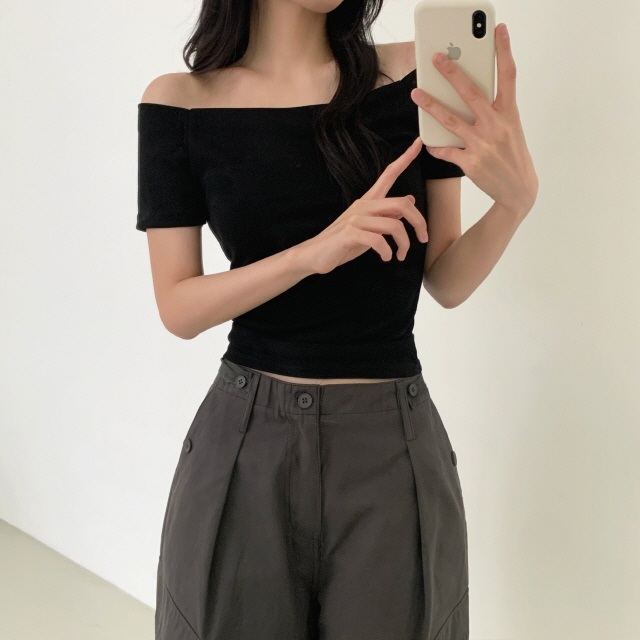 オフショル半袖Tシャツ | 詳細画像13