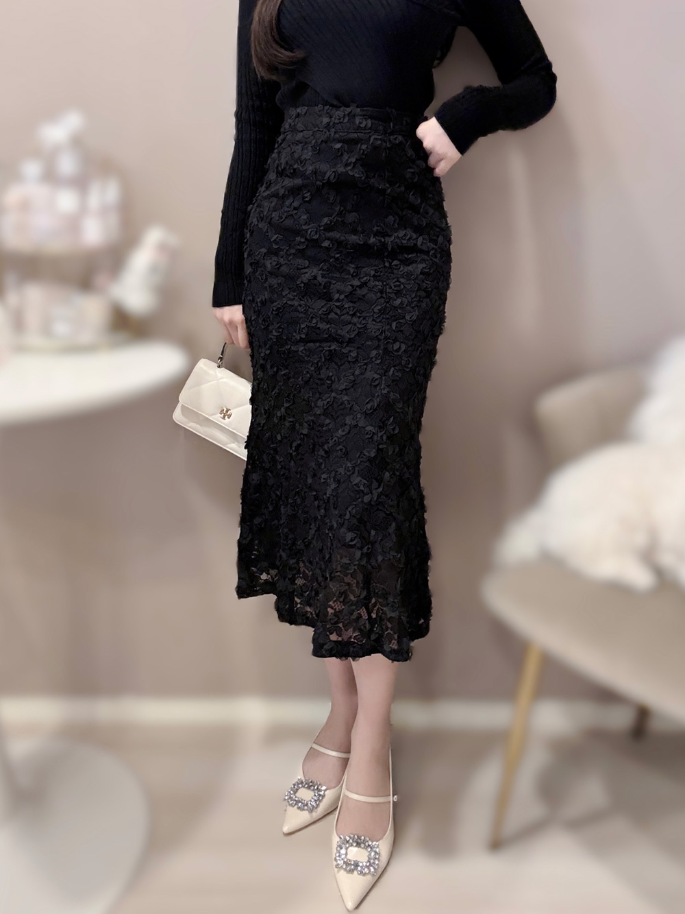 フラワーマーメイドスカート | 詳細画像2