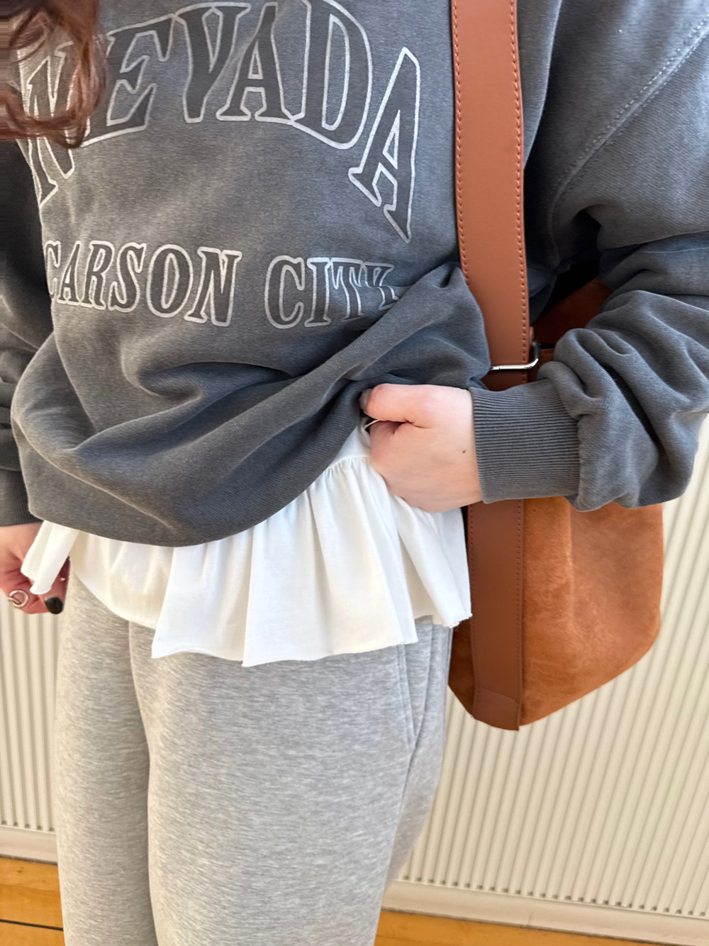フリルヘムロングスリーブTシャツ | 詳細画像5