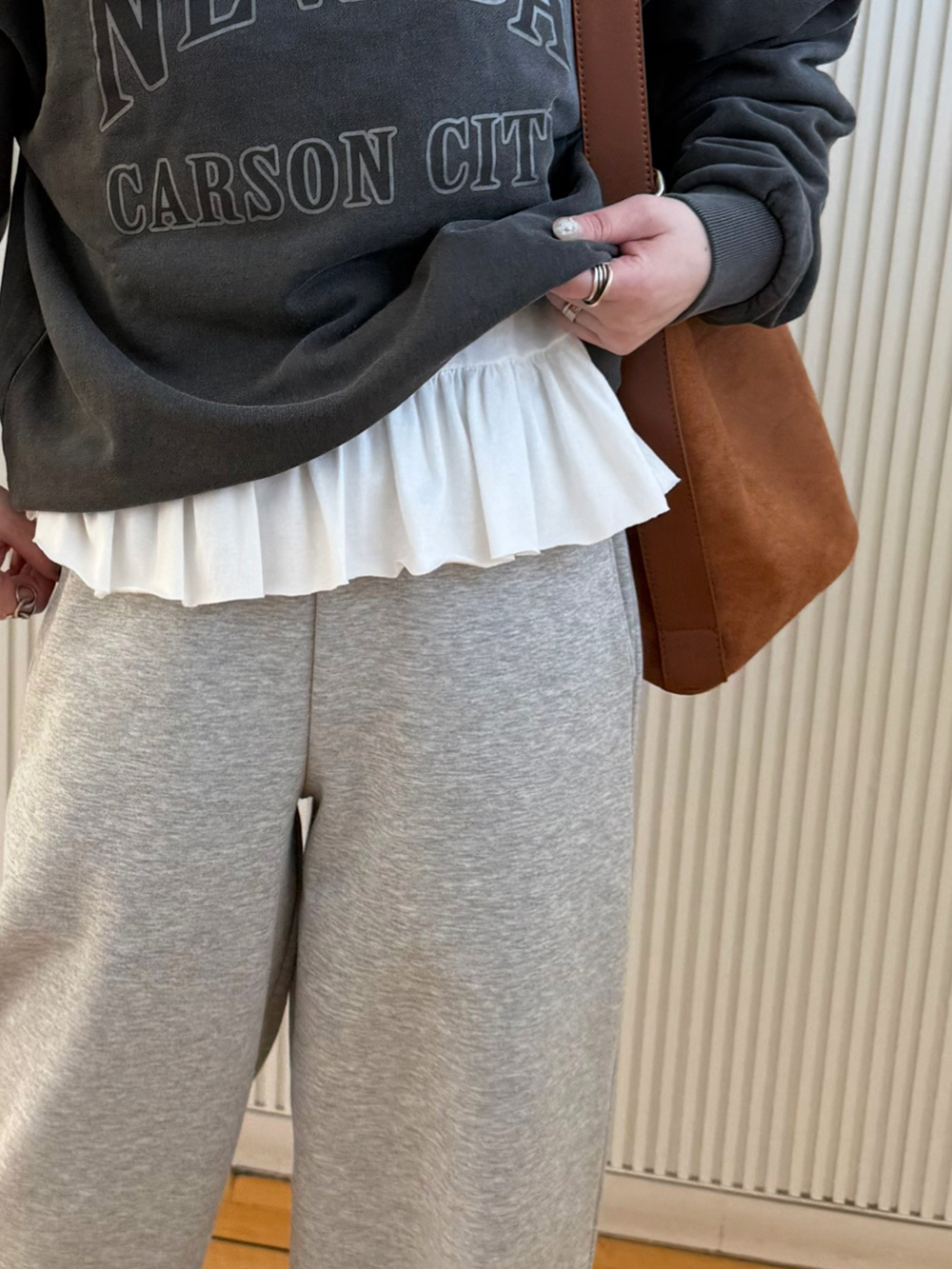 フリルヘムロングスリーブTシャツ | 詳細画像8