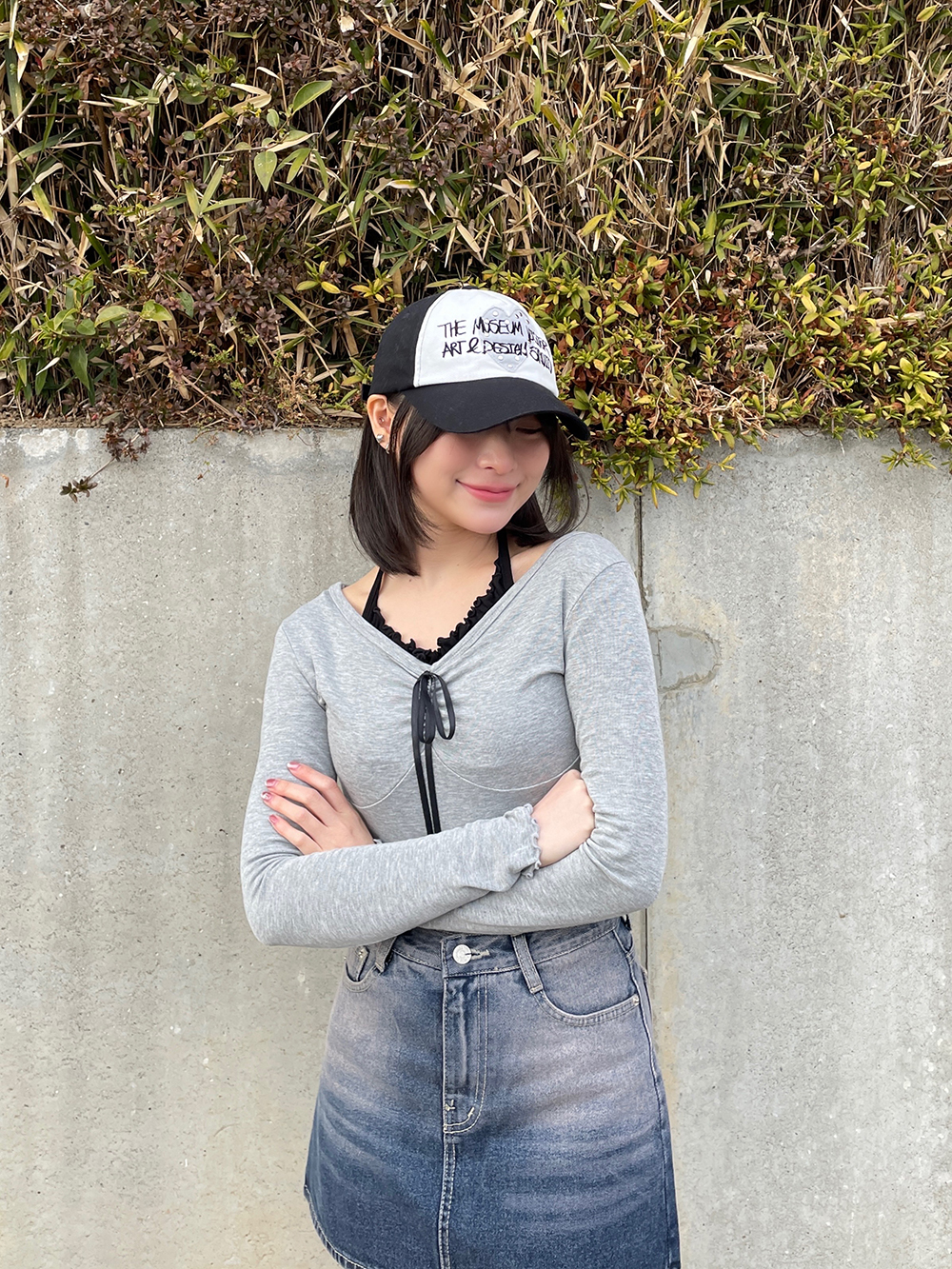 レースホルターレイヤードリボンTシャツ | 詳細画像3