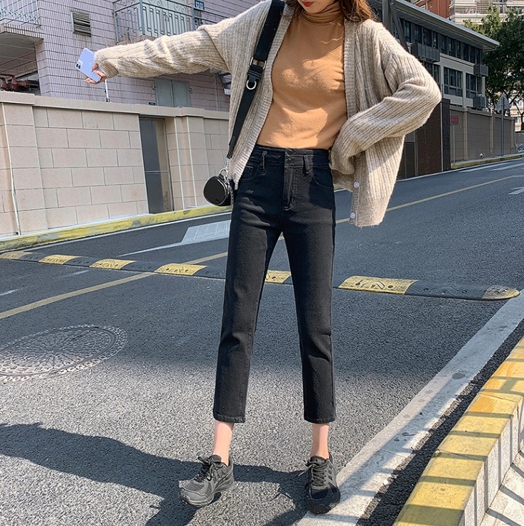 ツーボタンクロップドスリムストレートパンツ | 詳細画像7