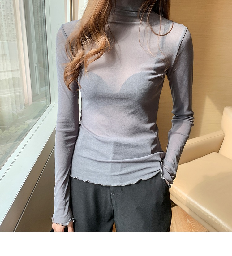 メロウハイネックシースルーTシャツ | 詳細画像3