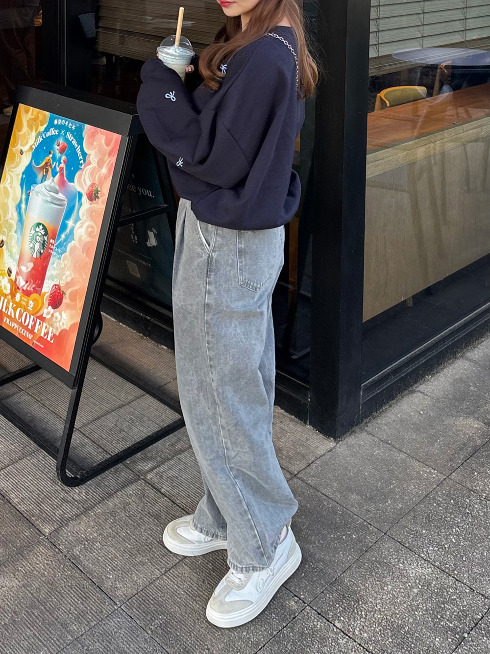 3TYPEハイウエストタックワイドデニムパンツ | 詳細画像8