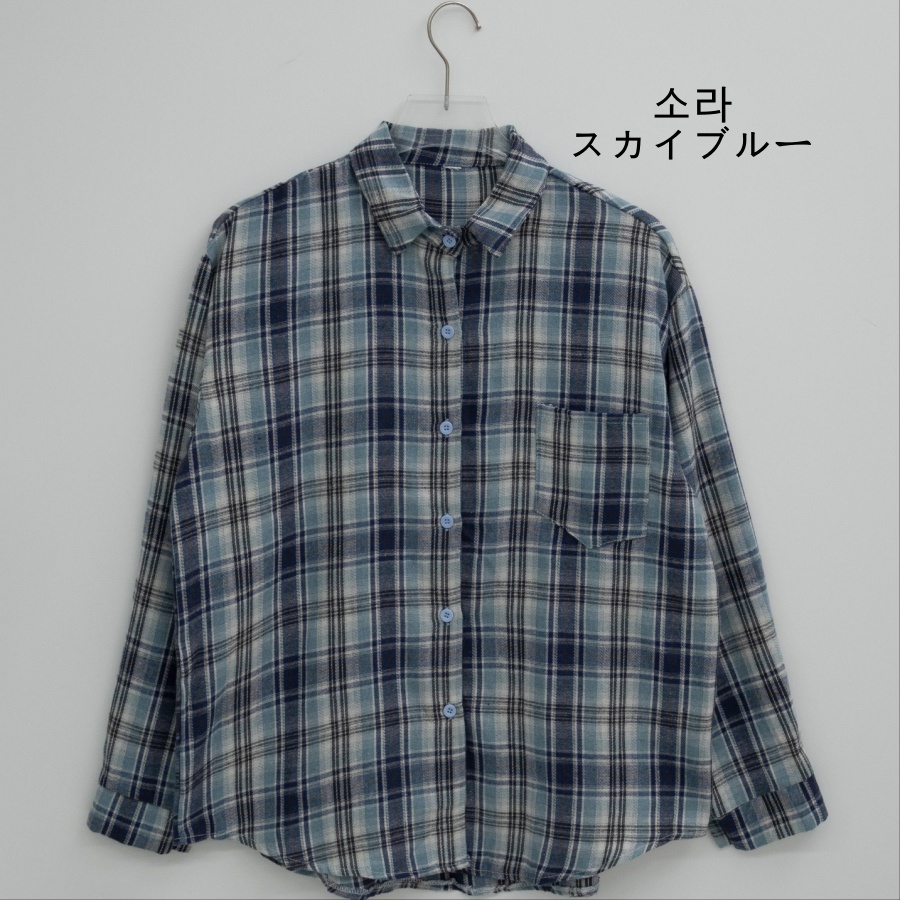 ボクシーポケットチェックシャツ | 詳細画像40
